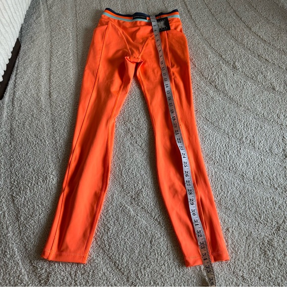 Savage X Fenty Women’s Neon Orange Workout Leggings - Picture 2 of 6